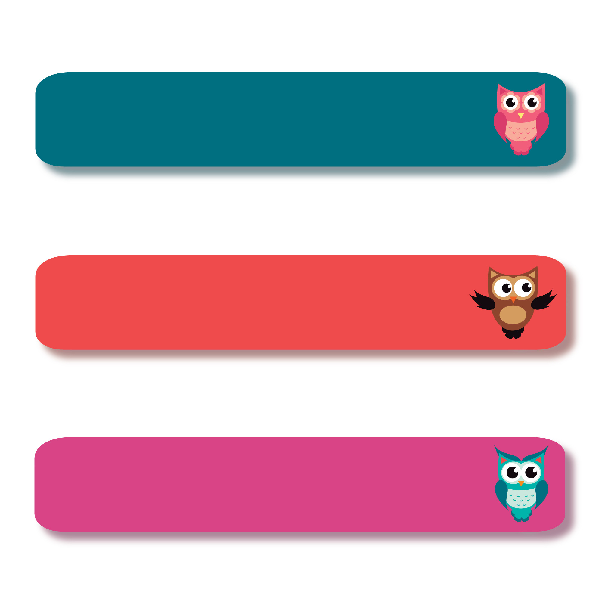 Iron-On Labels - Hoo Am I?