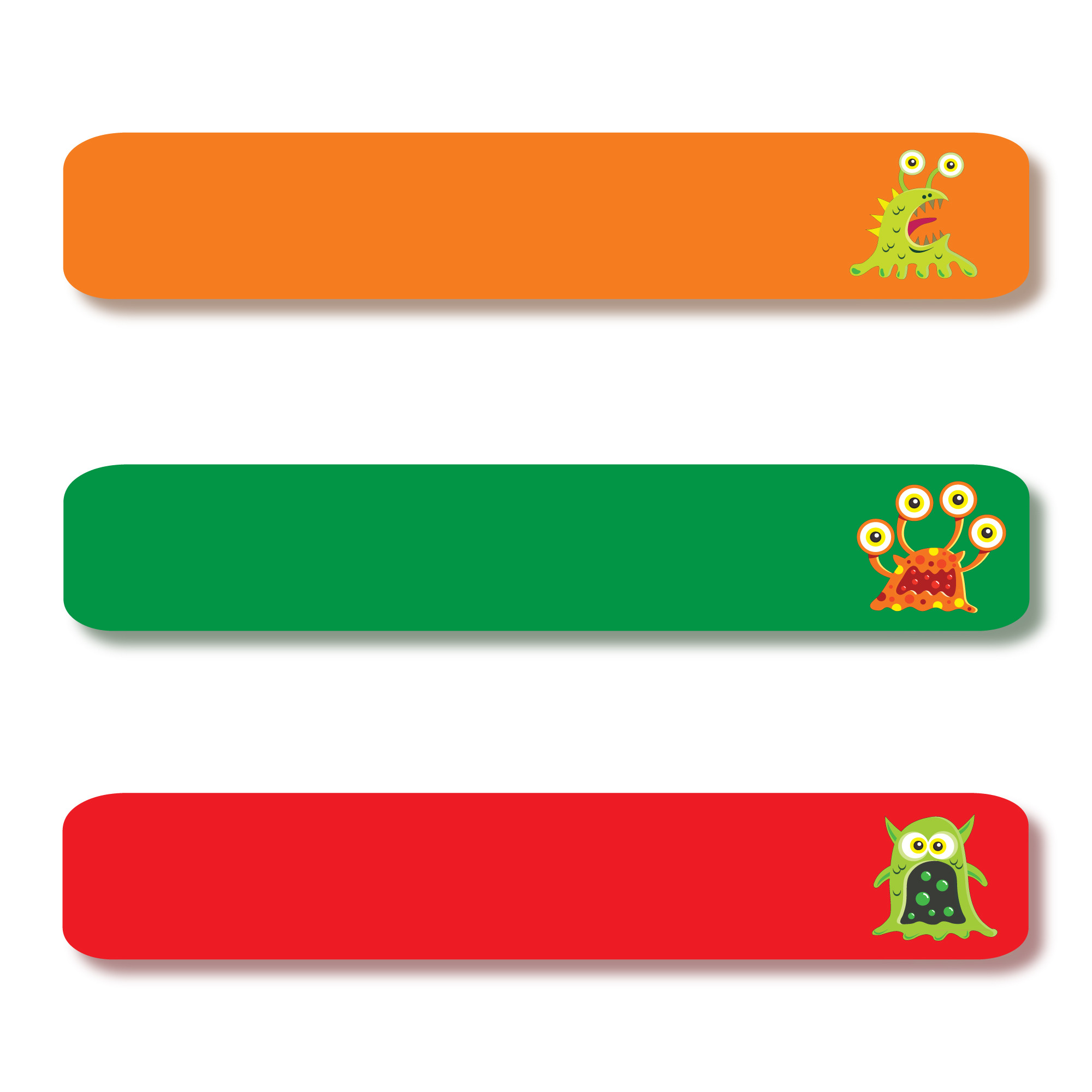 Iron-On Labels - Monster Mash