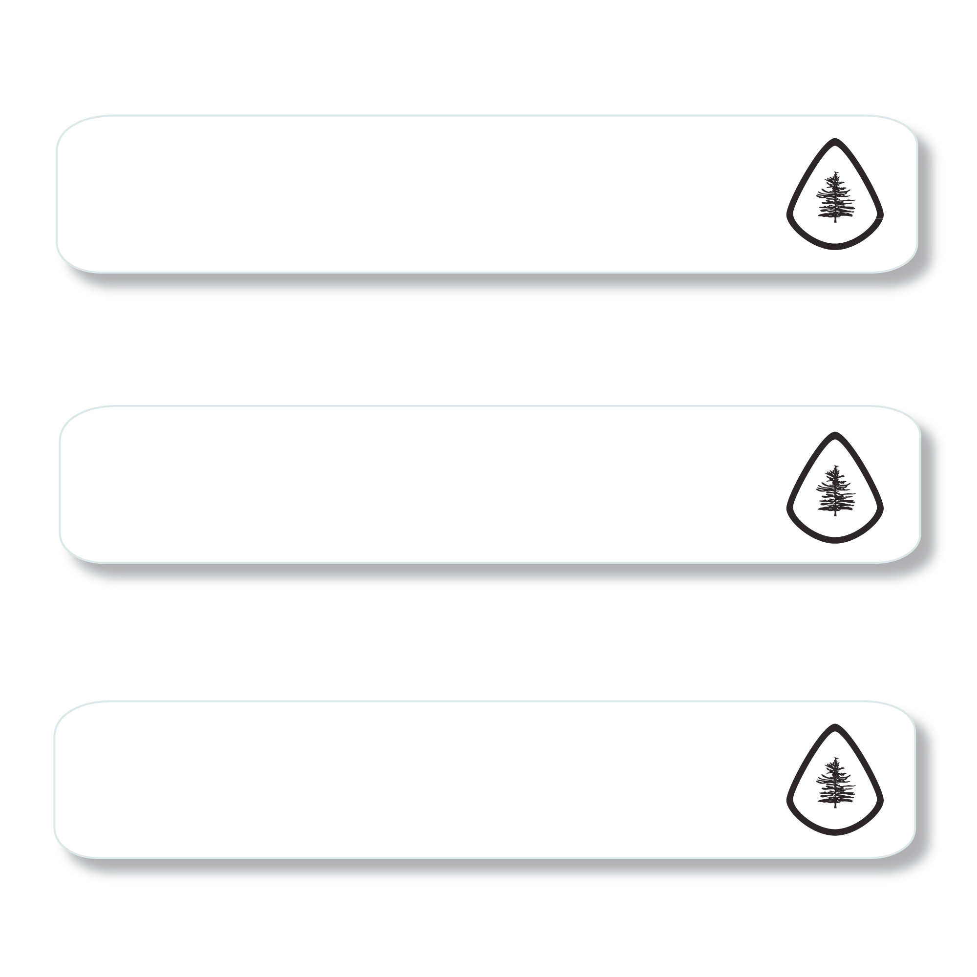 Iron-On Labels - White Pine