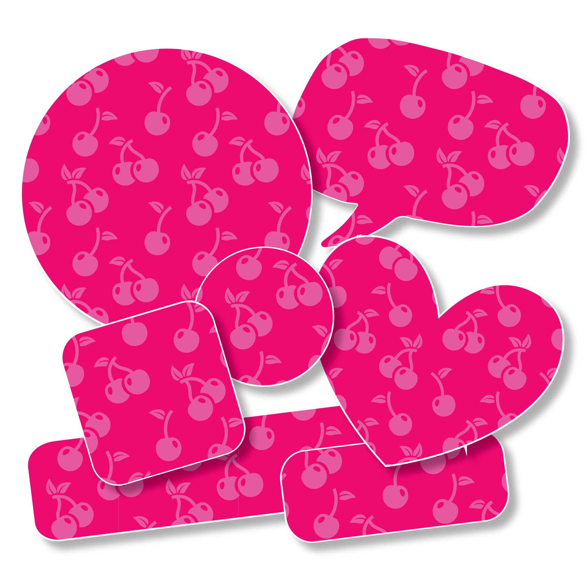 Pattern Packs - Magenta Cherries