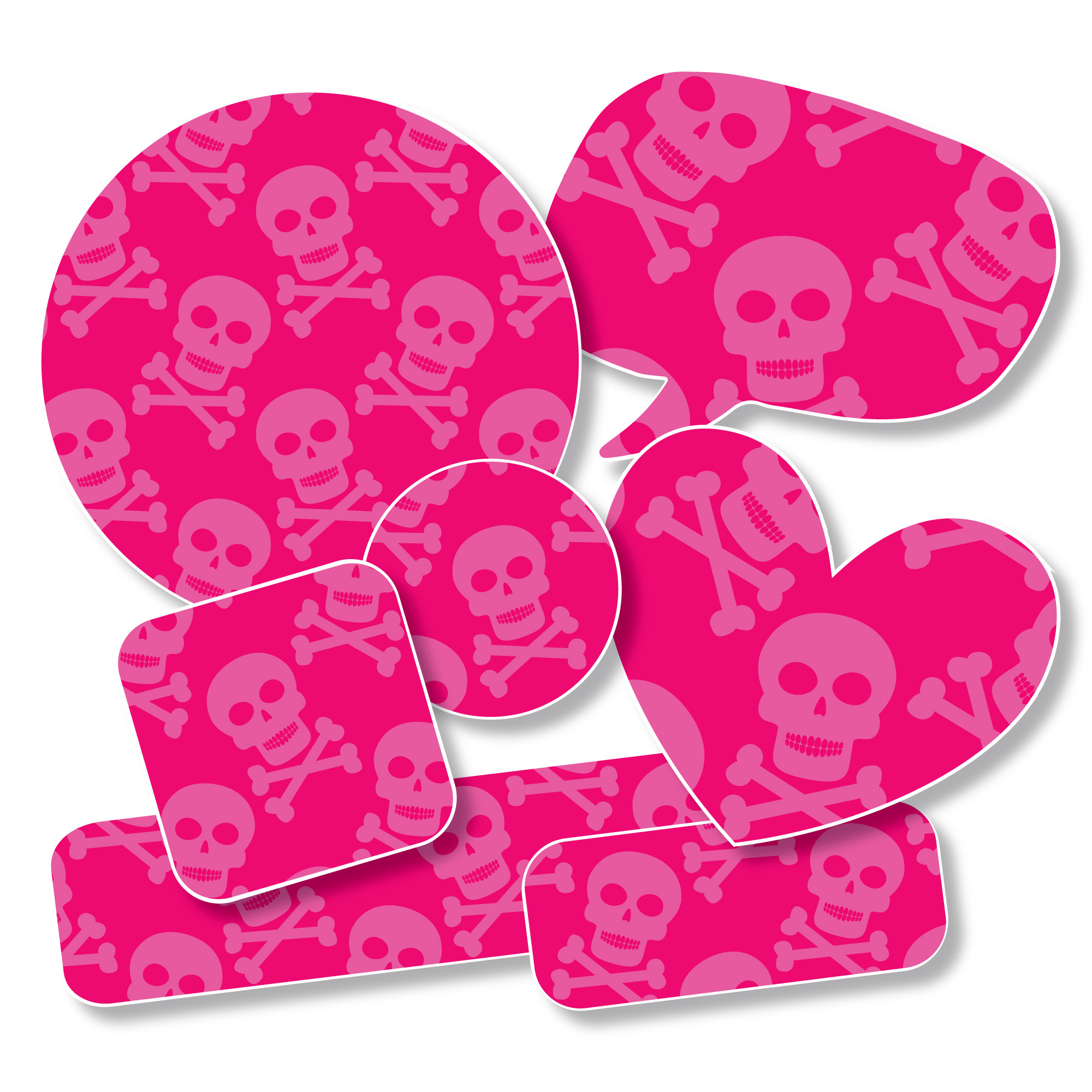 Pattern Packs - Magenta Skulls
