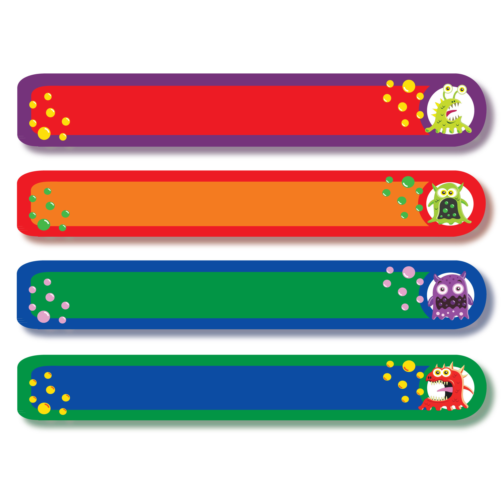 Slimline Labels - Monster Mash