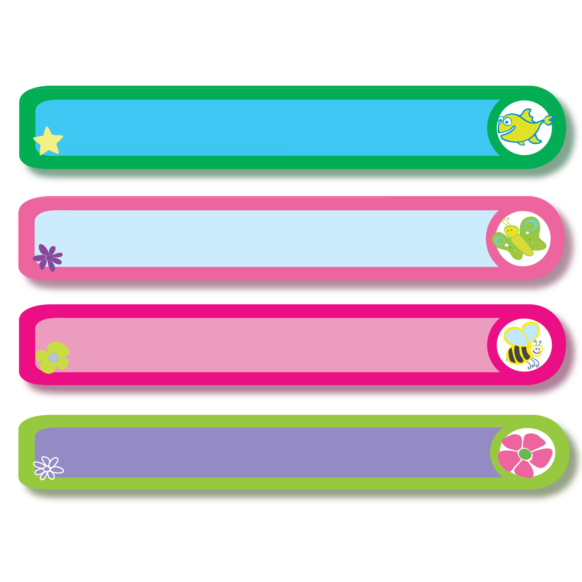 Slimline Labels - Nature Lover