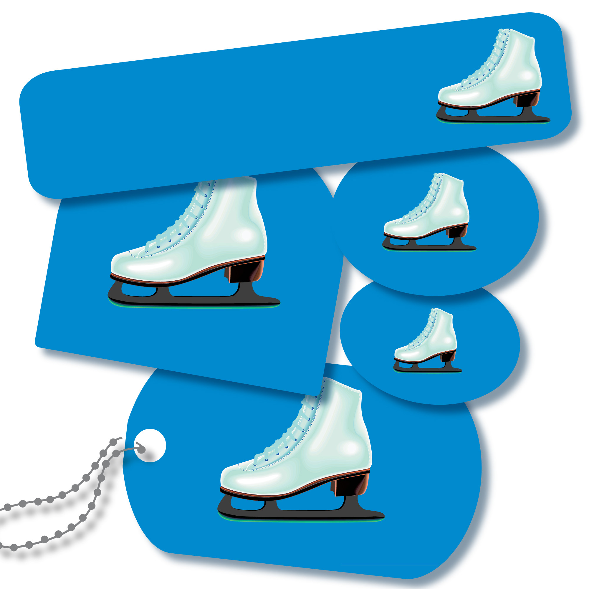 Sports Team Pack - Figure Skate Blue