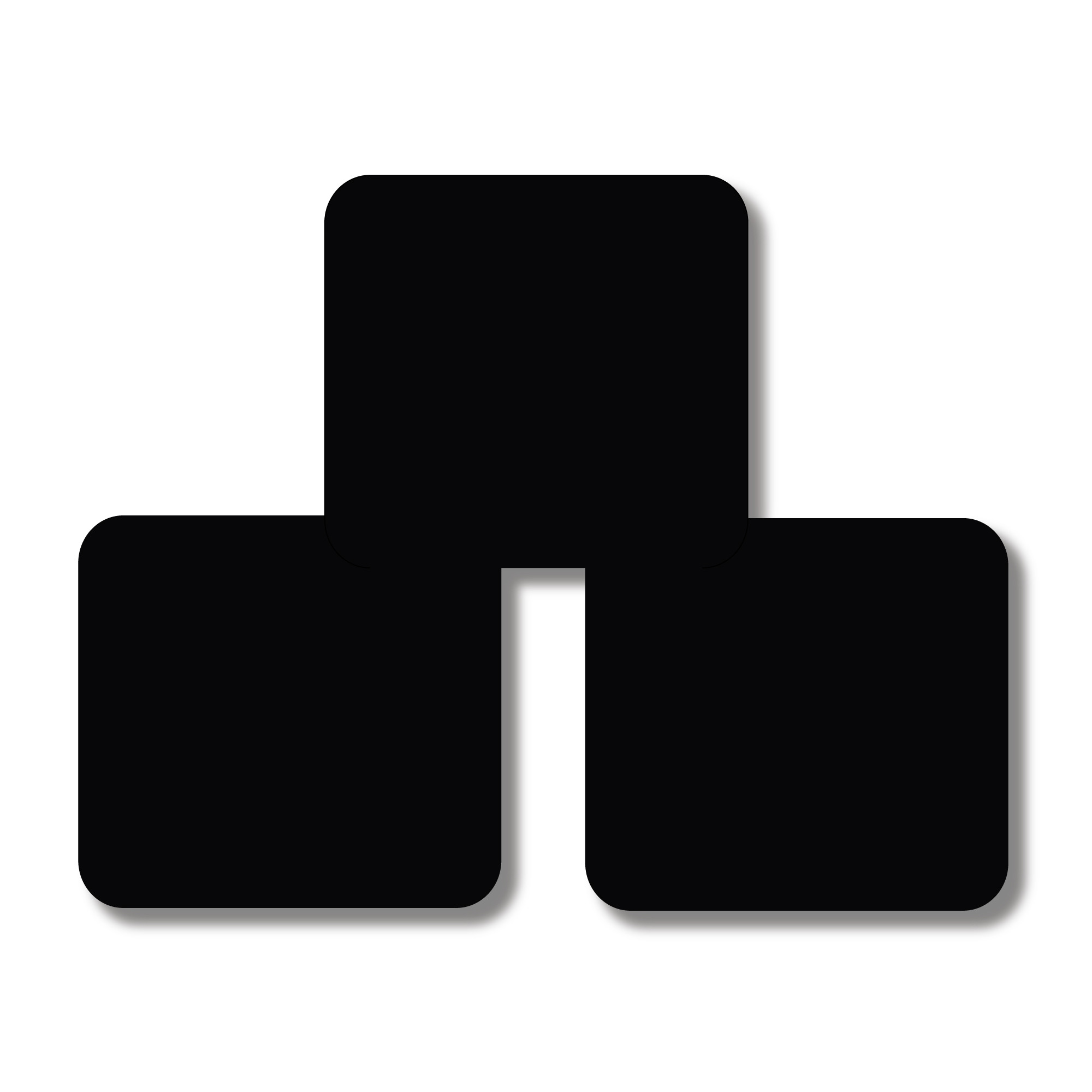 Square Labels - Classic Black