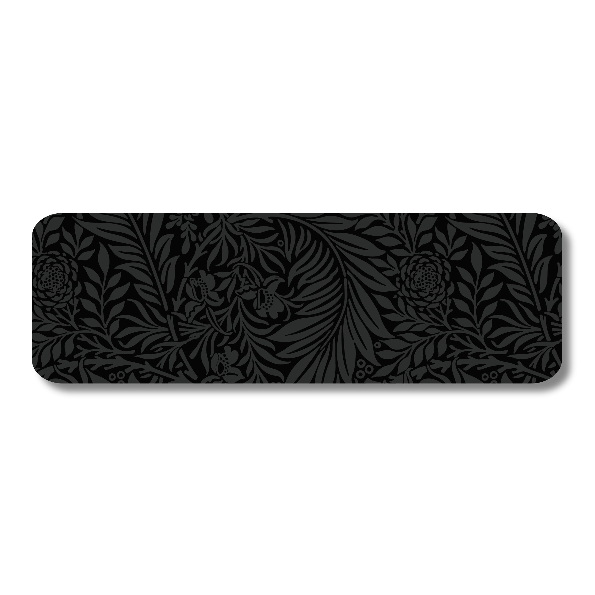 Return Address Labels - Feather Fern-Ebony