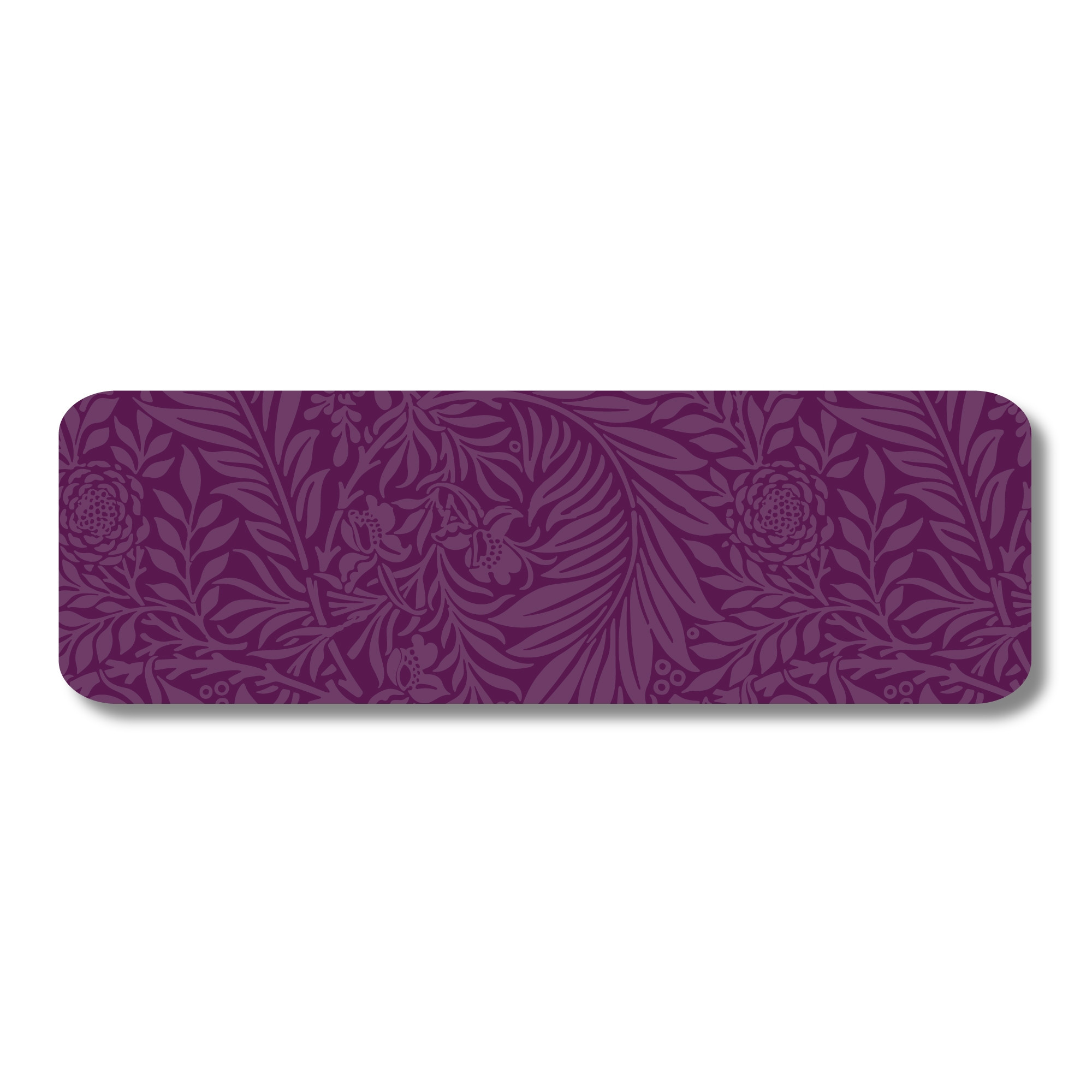 Return Address Labels - Feather Fern-Plum