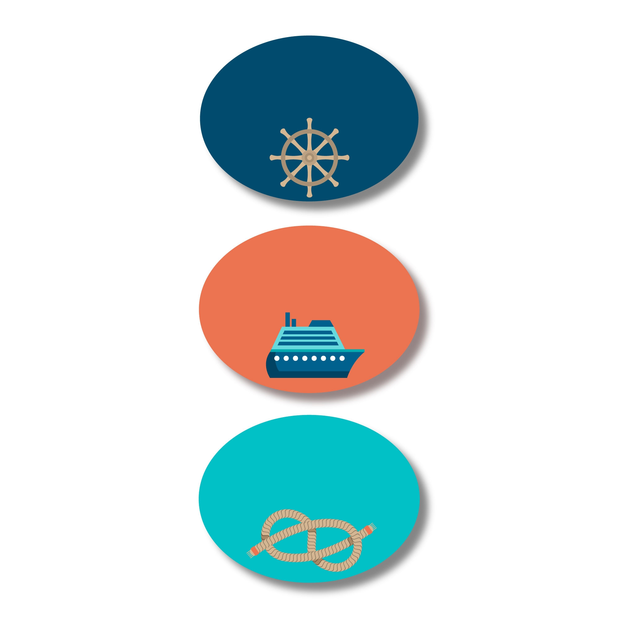 Press N' Stick Clothing DOTS - Nautical