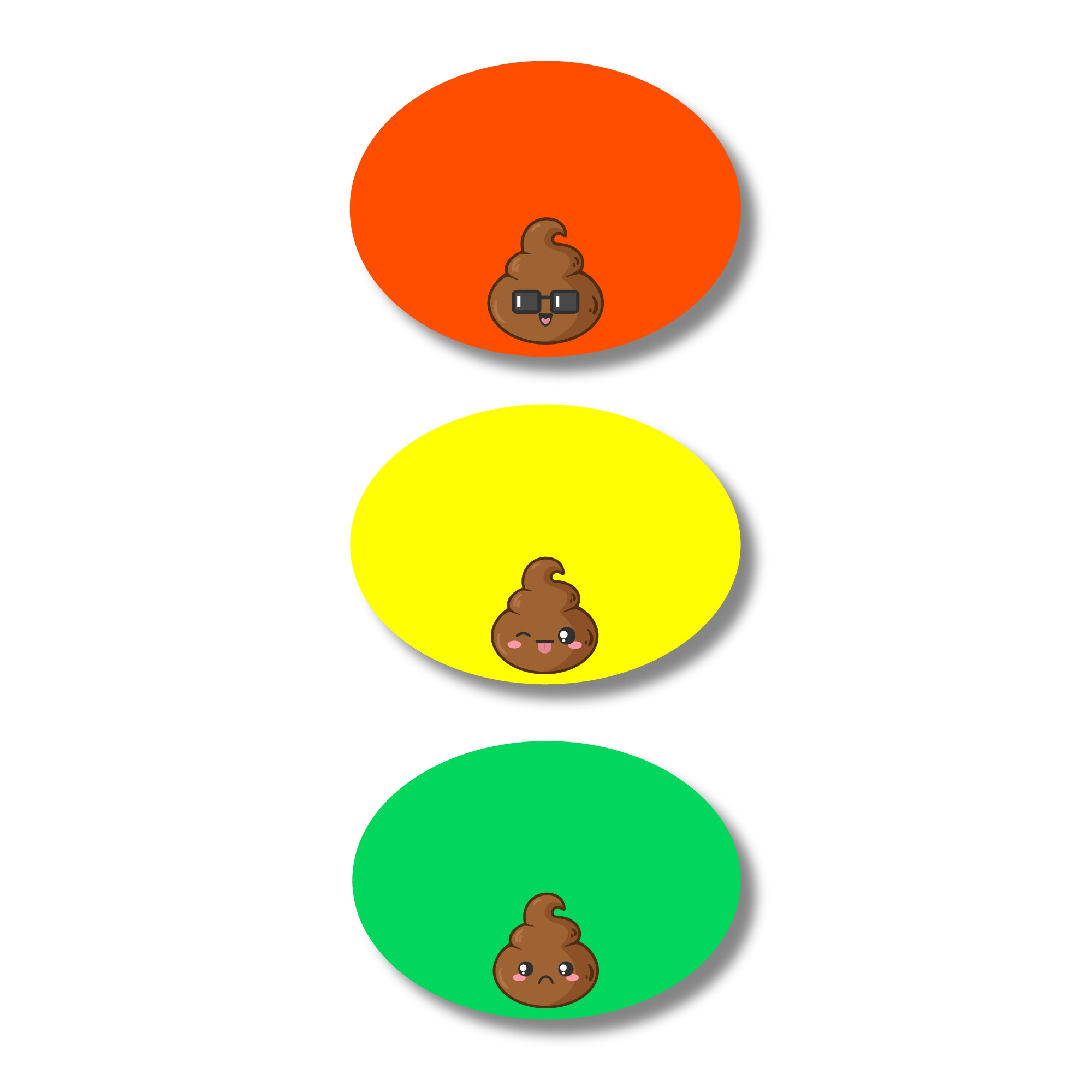 Press N' Stick Clothing DOTS - Poop Happens