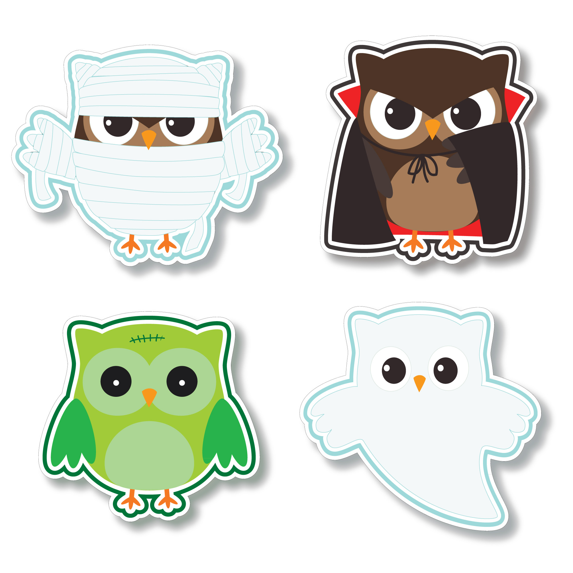 Halloween Fun Stickies - Spooky Friends