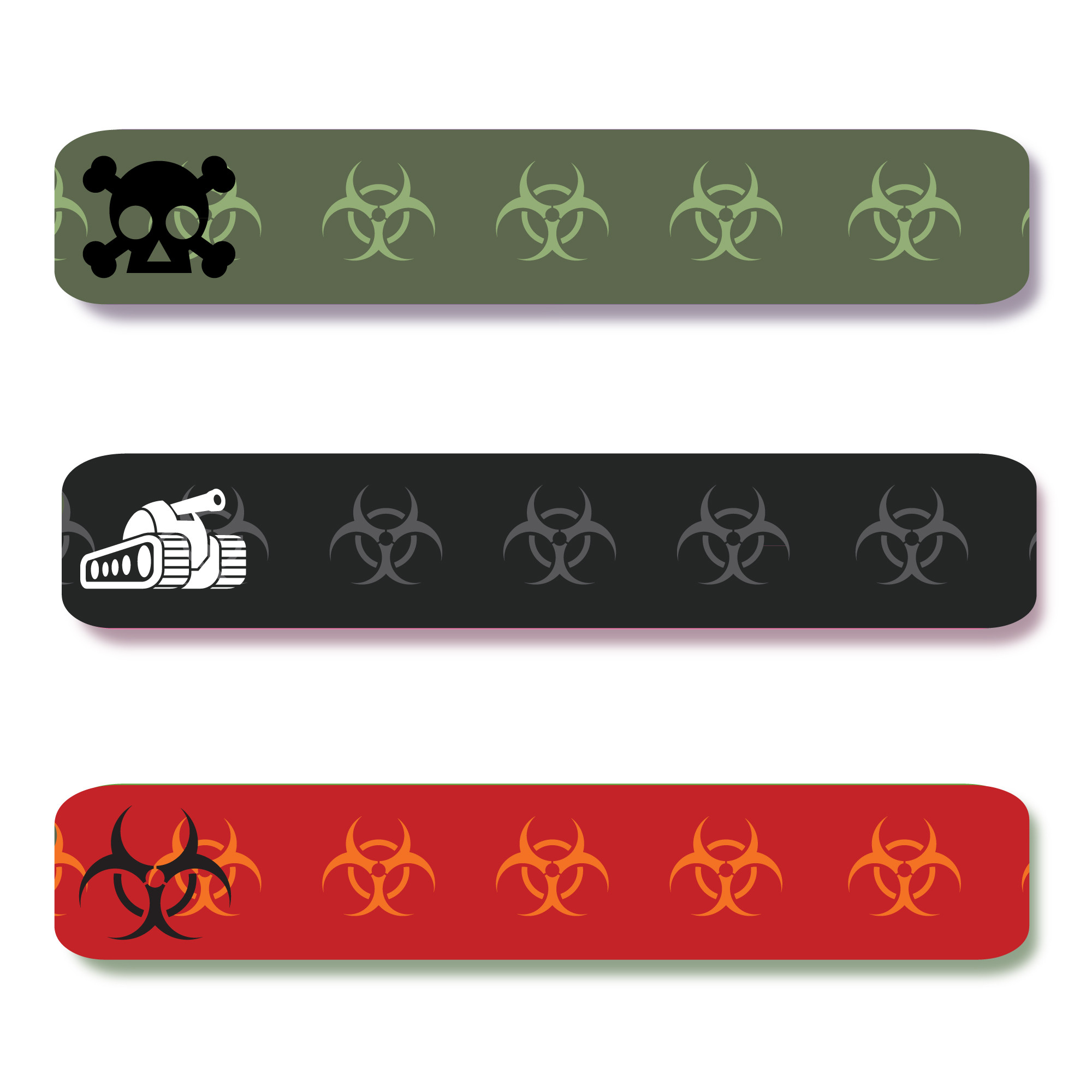 Iron-On Labels - Zombie Camp