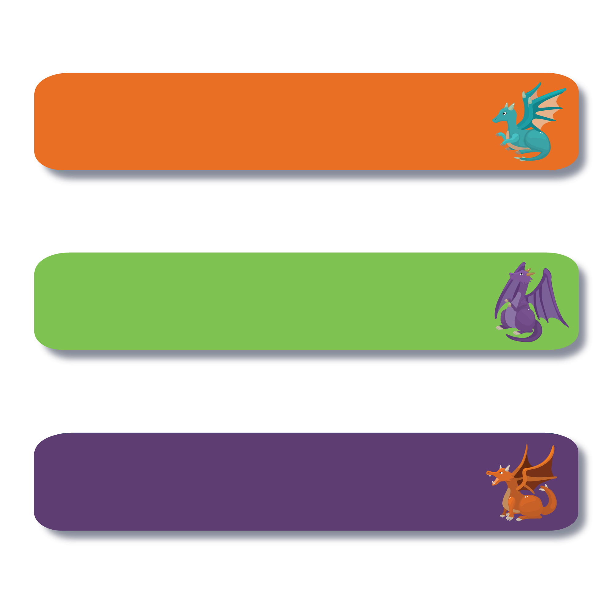 Iron-On Labels - Dragons Den