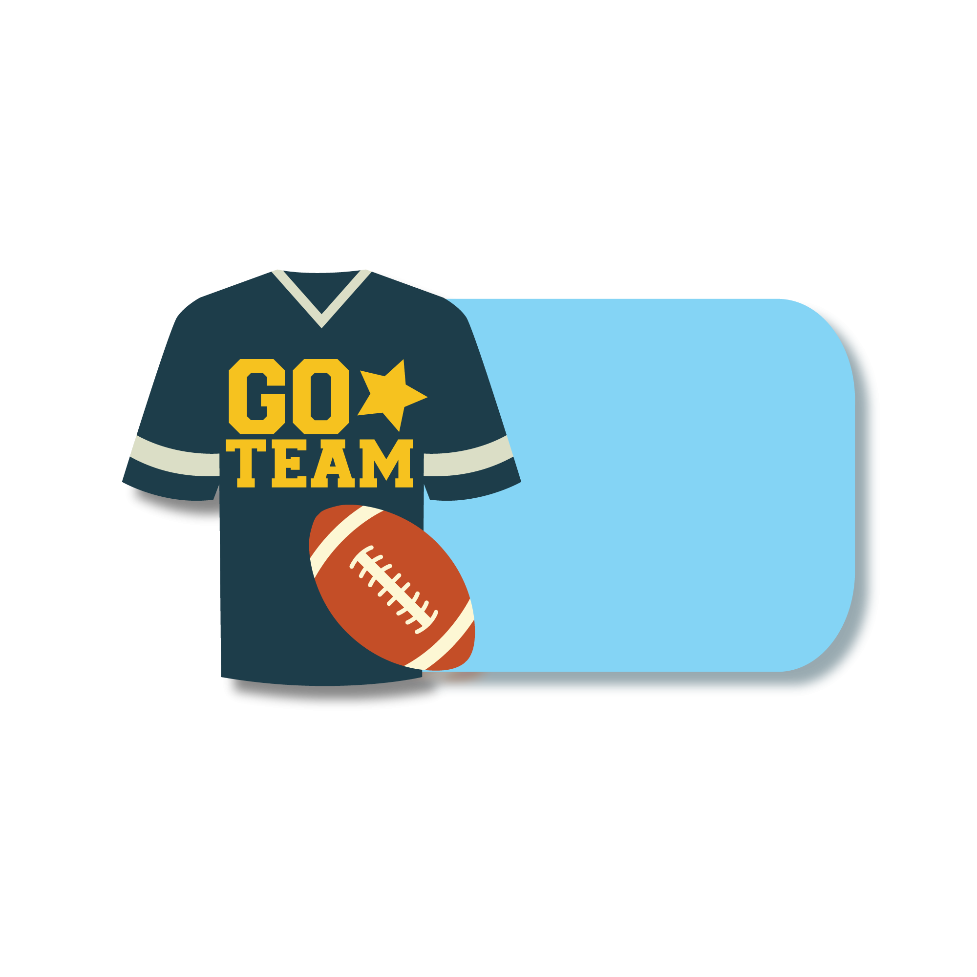 FUN Stickies - Go Team