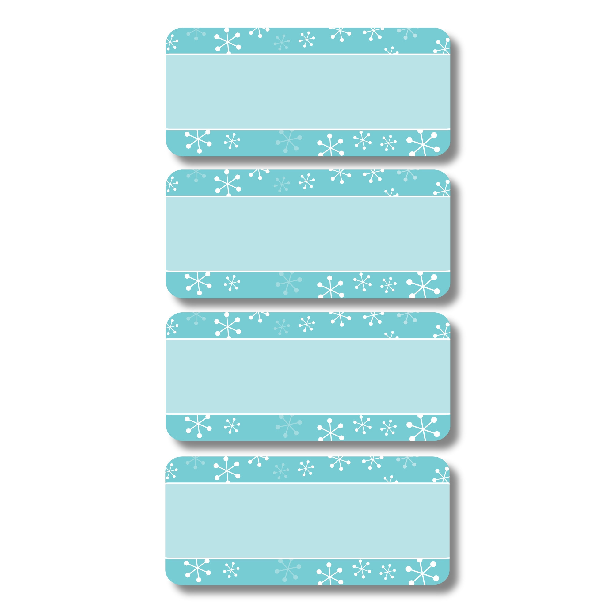 Jar Labels - Ice Crystals