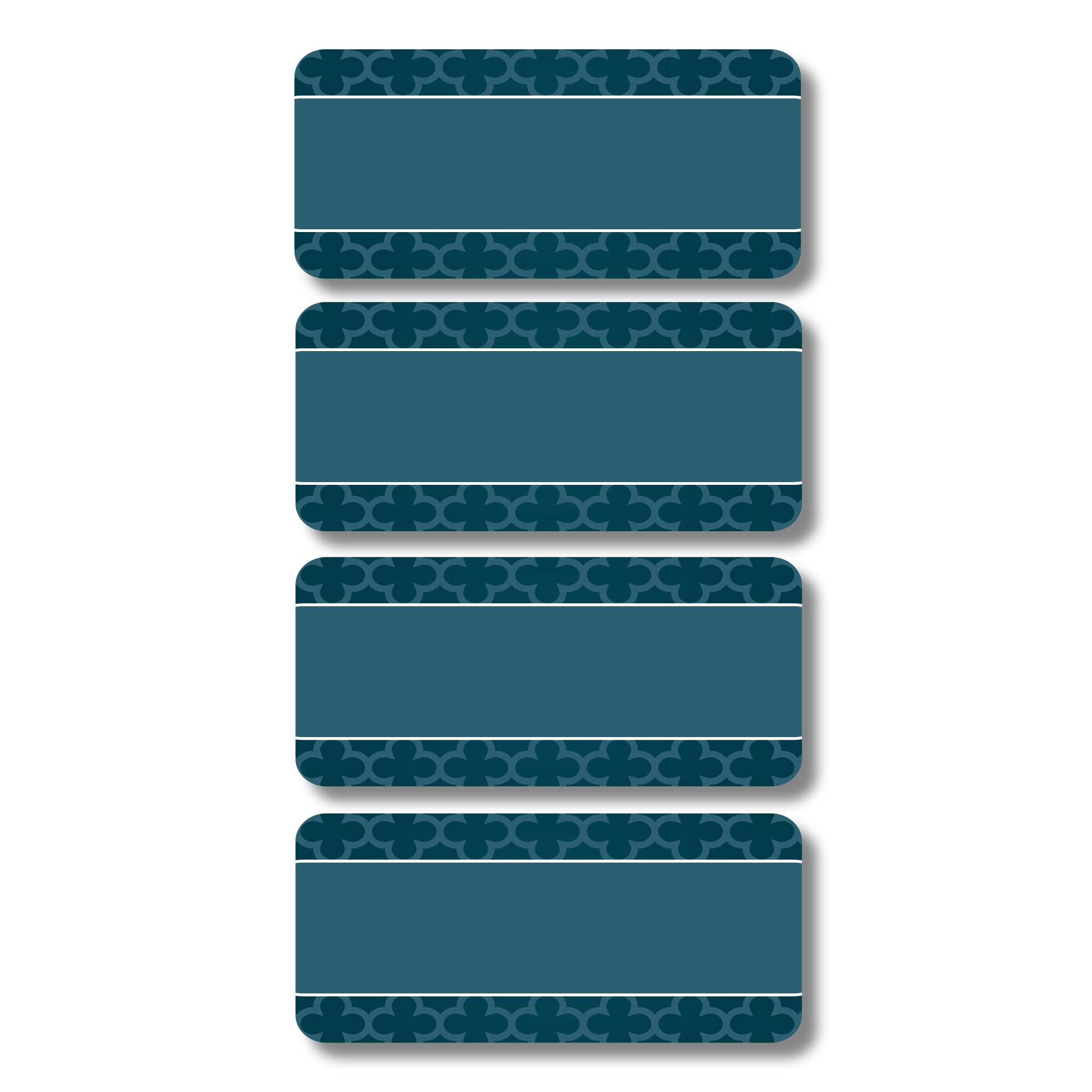 Jar Labels - Midnight Teal