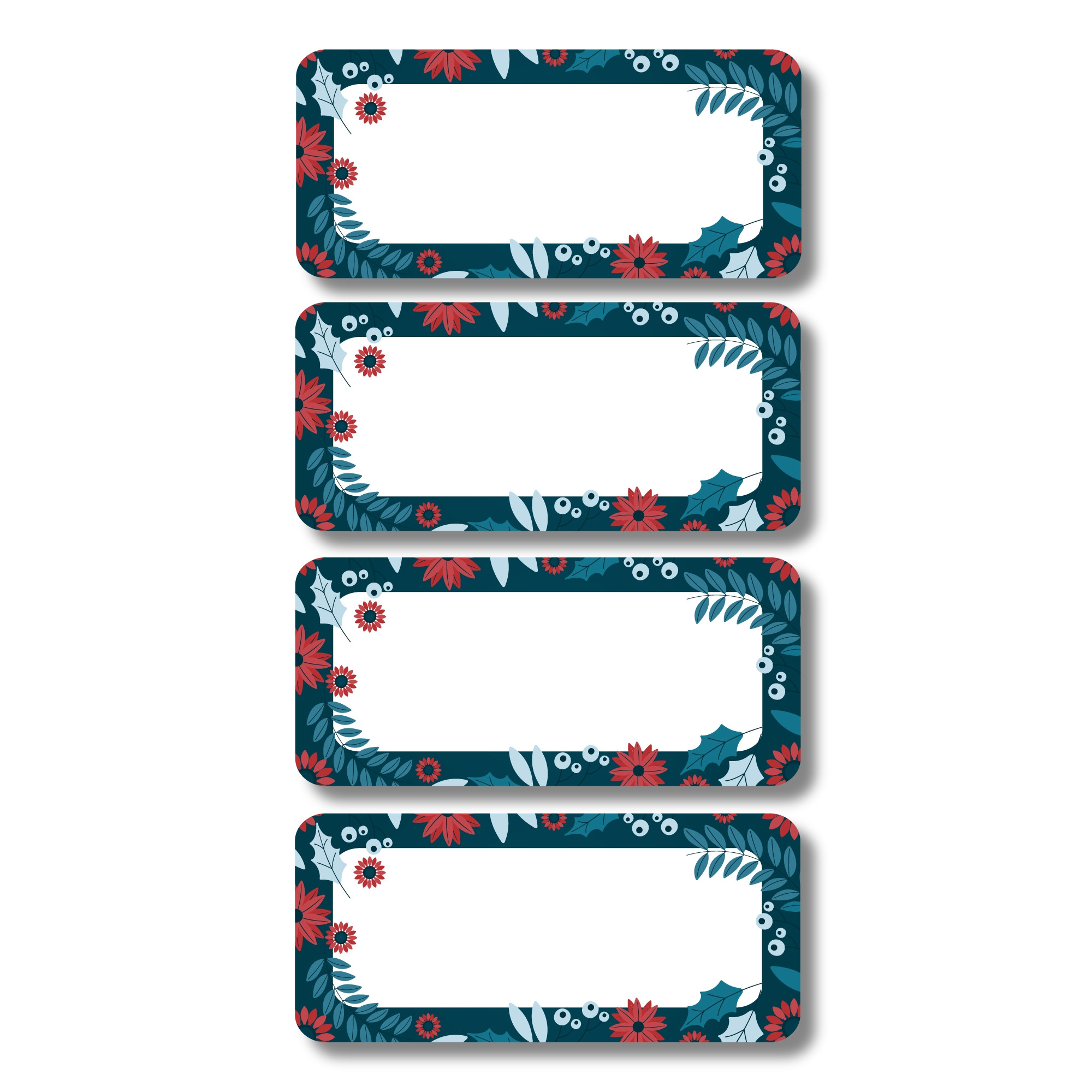 Write-On Labels - Floral Flare