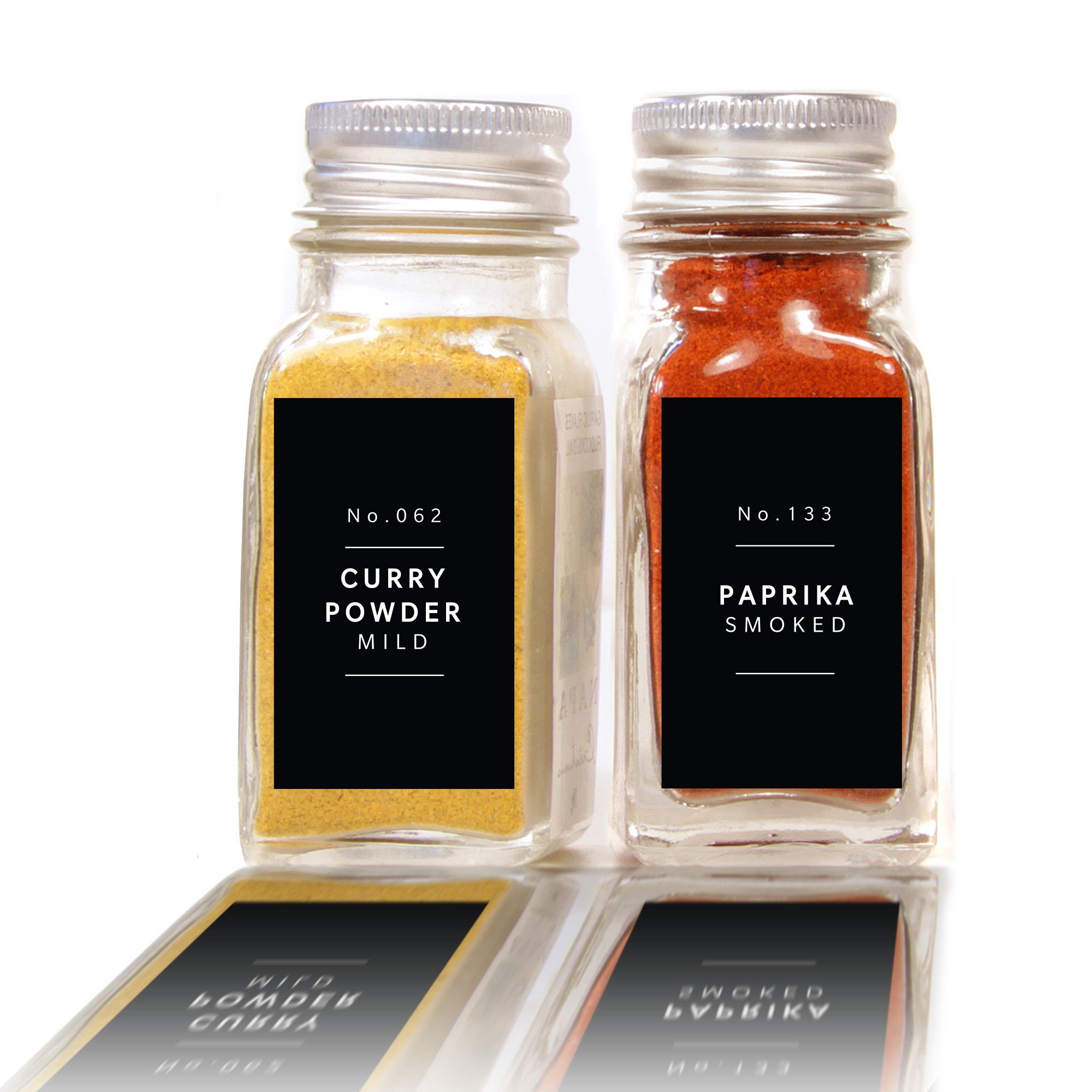 Farmhouse Spice Labels - Black