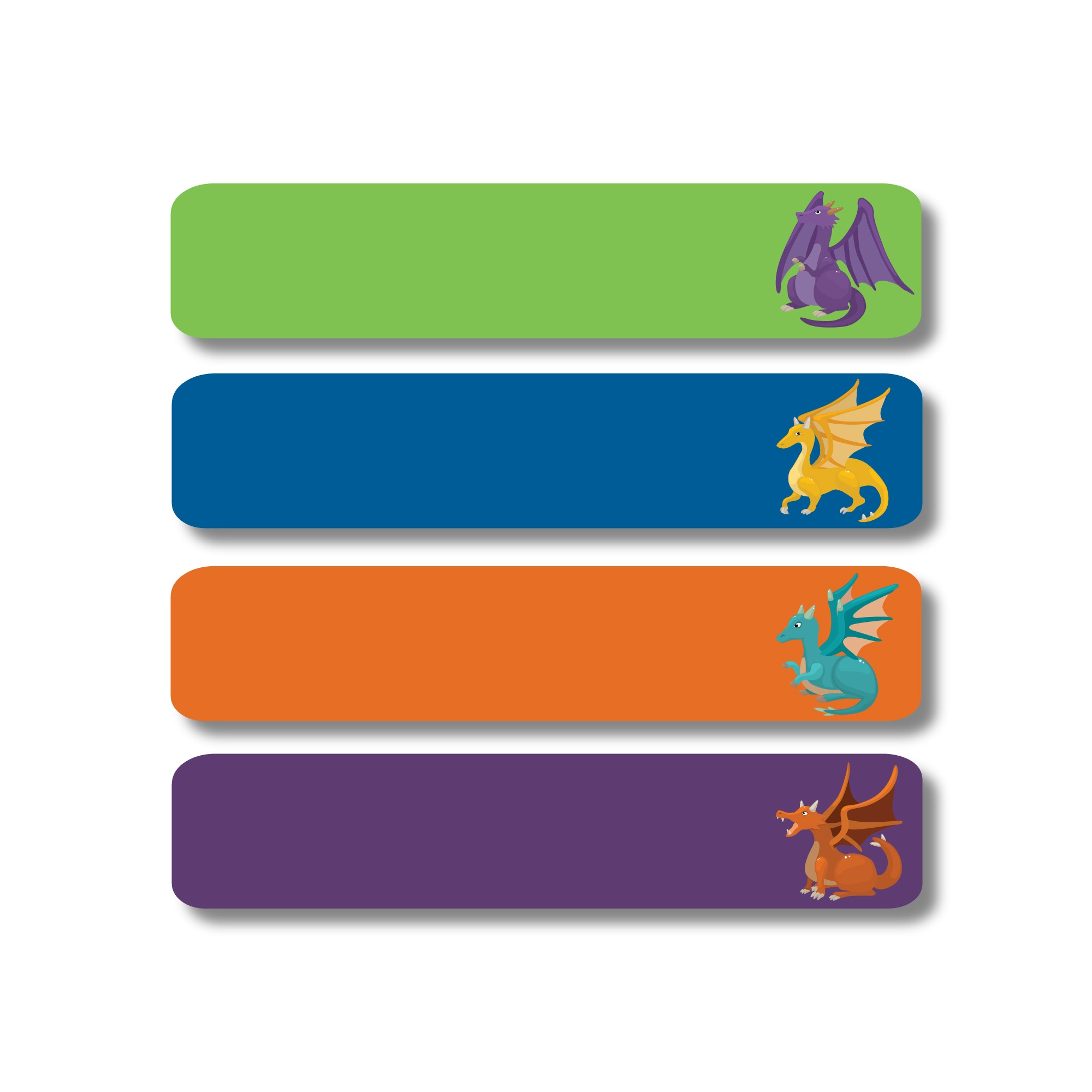 Medium Rectangle Labels - Dragons Den
