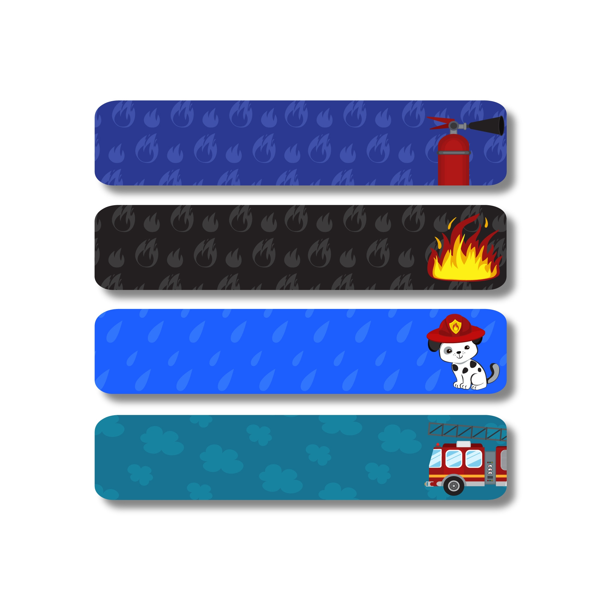 Medium Rectangle Labels - Inferno