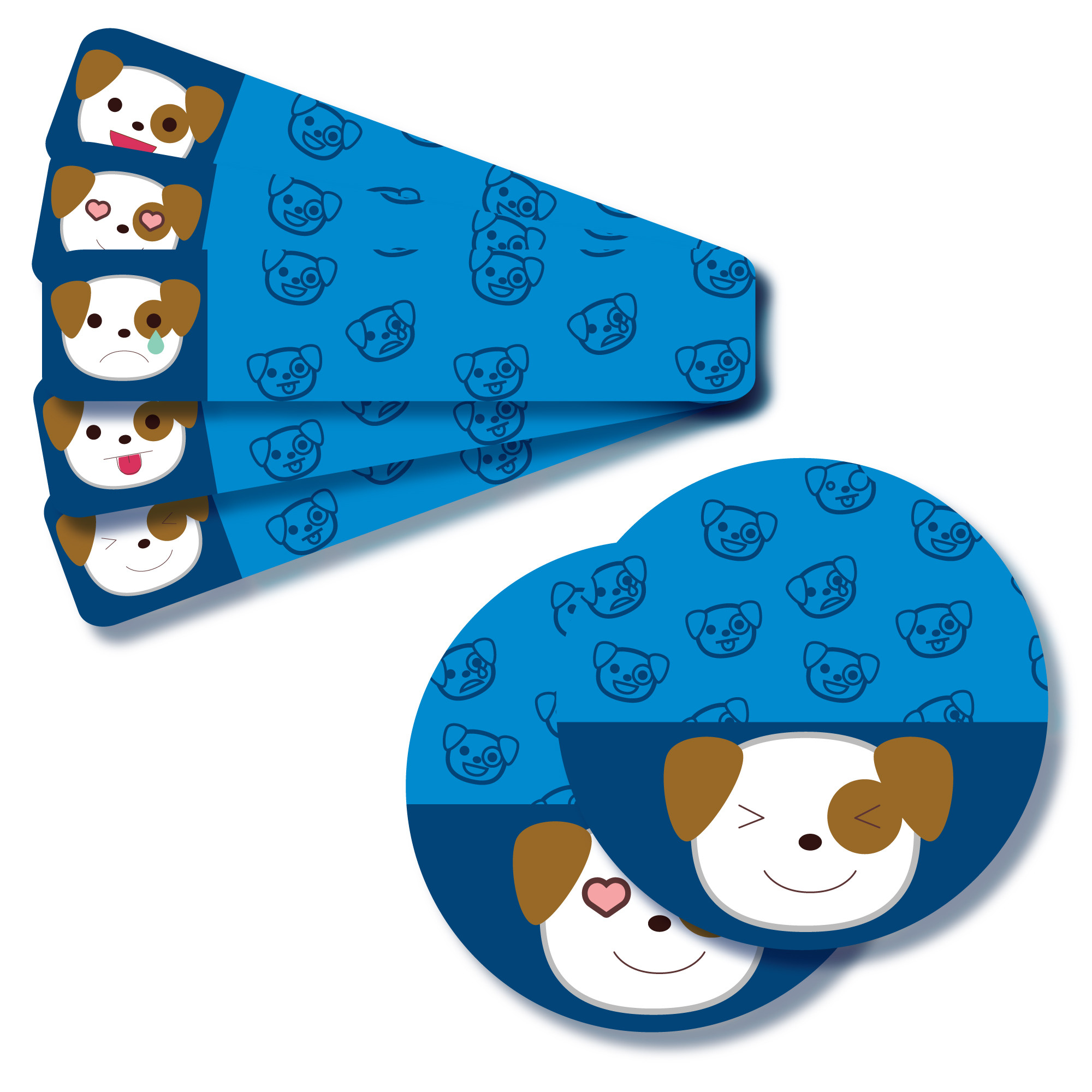 #MOOD Labels - Doggy Blue