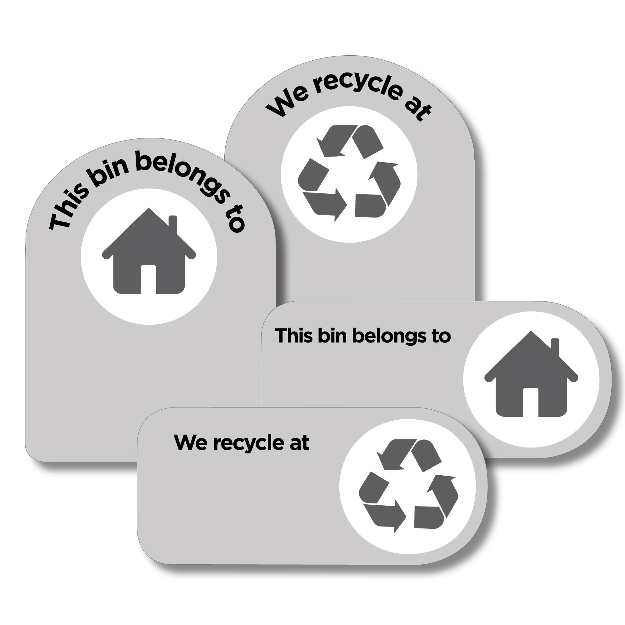 Outdoor Bin Labels - Style 2