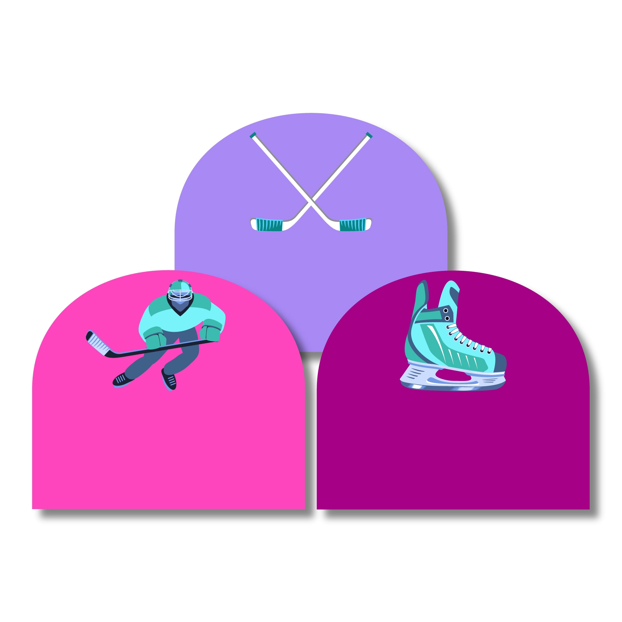 Shoe Labels - I Heart Hockey