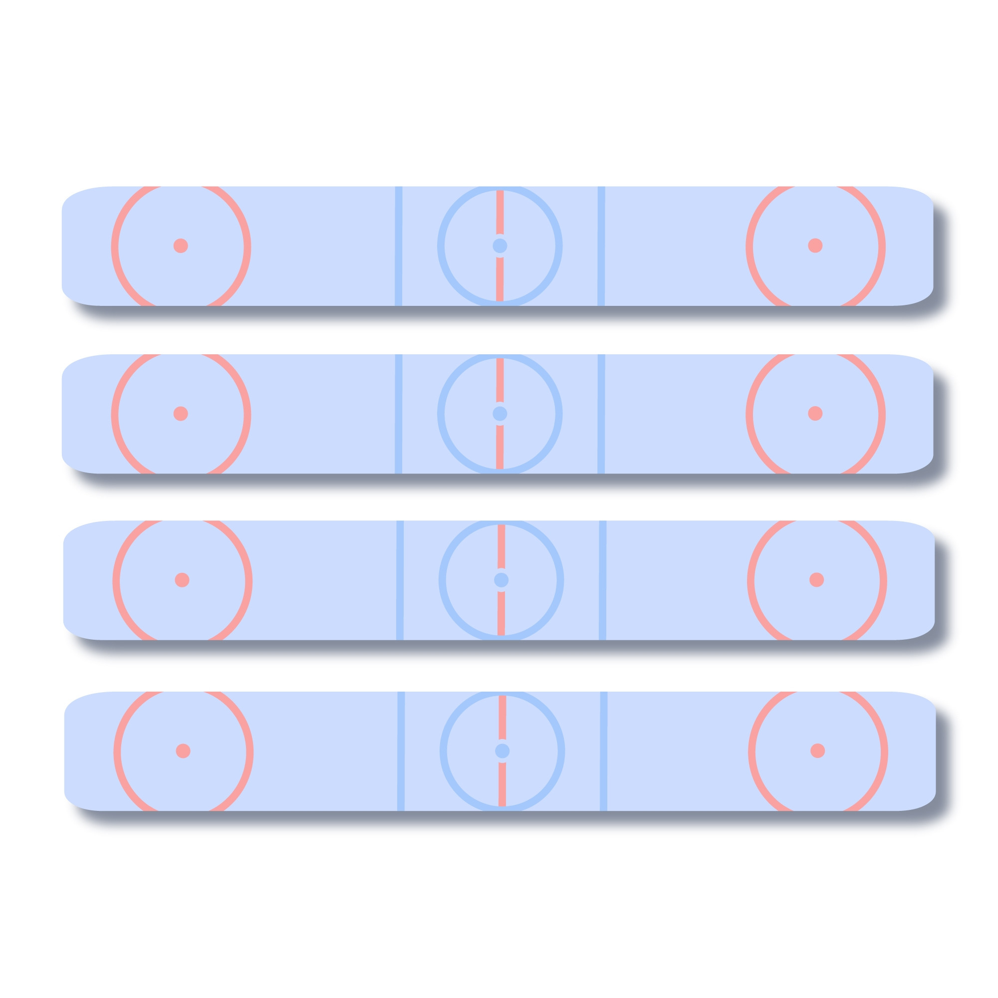 Slimline Labels - Ice Rink
