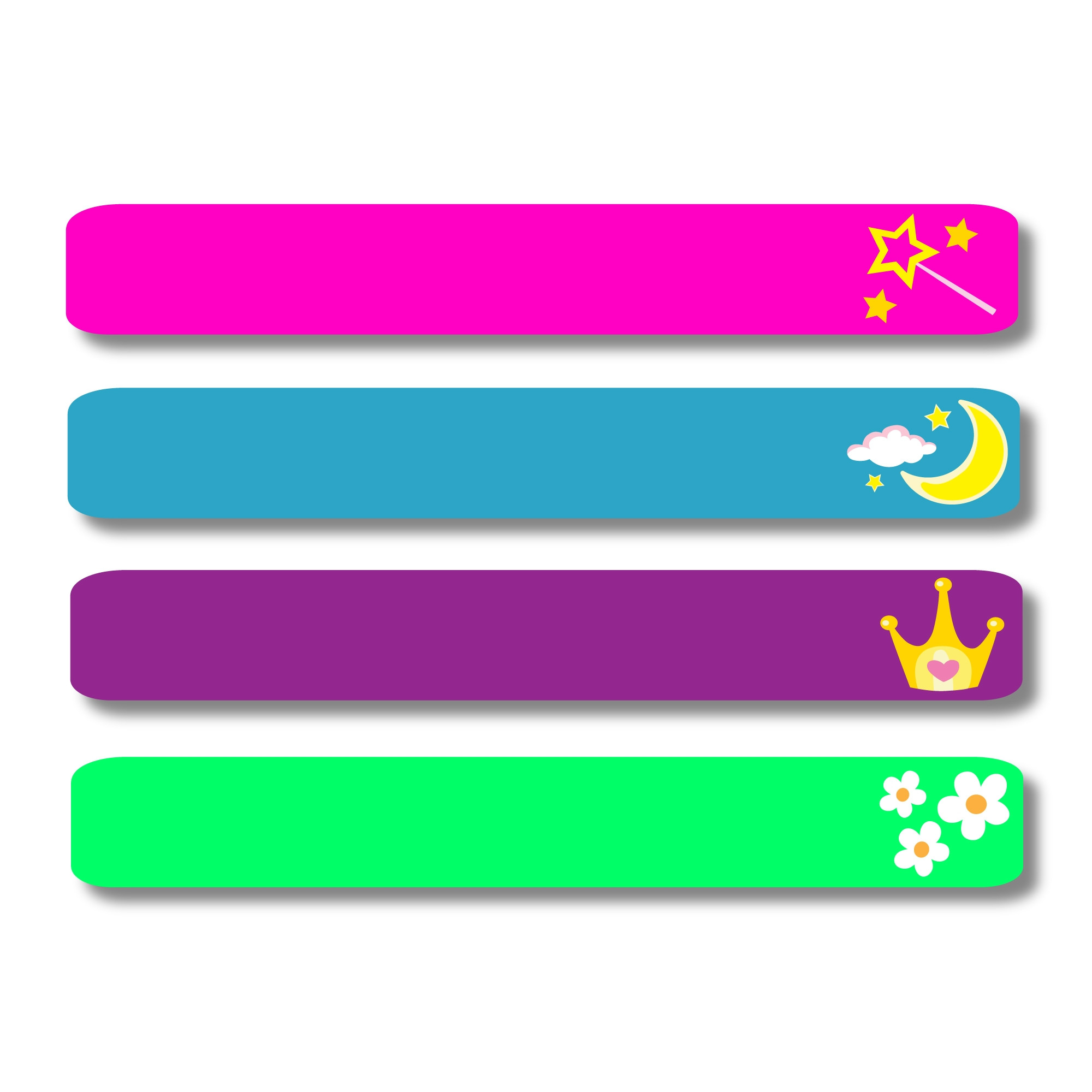 Slimline Labels - Make a Wish