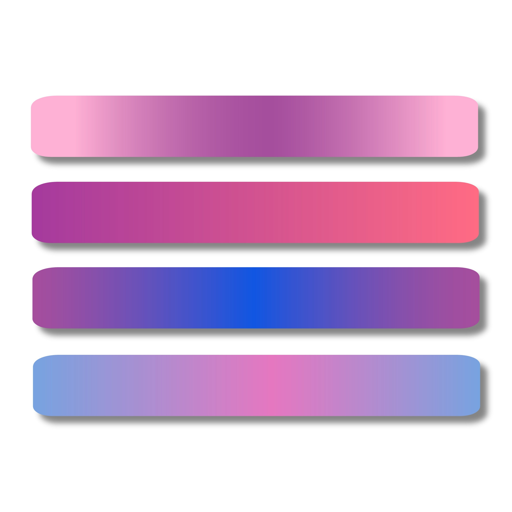 Slimline Labels - Ombré