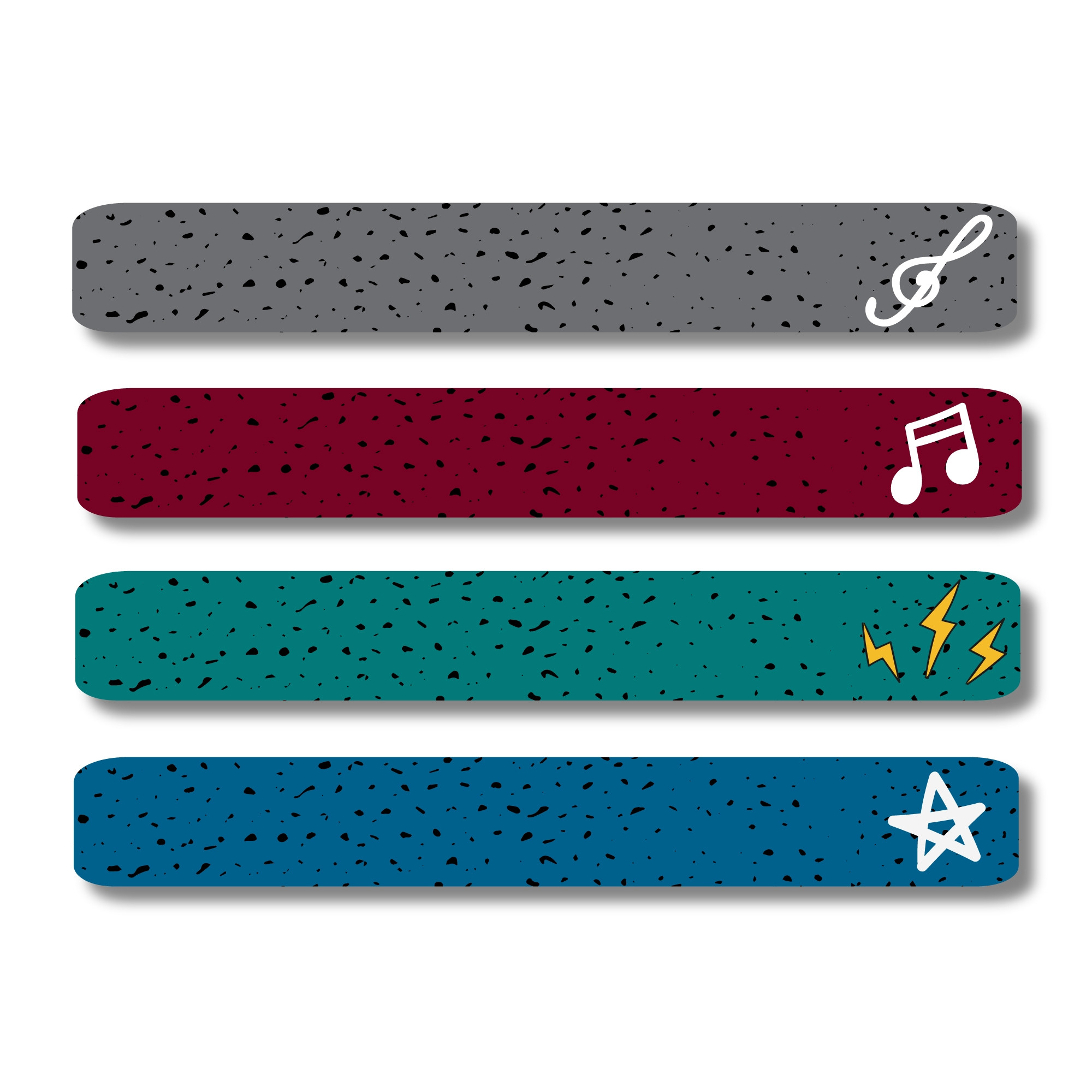 Slimline Labels - Rock Star