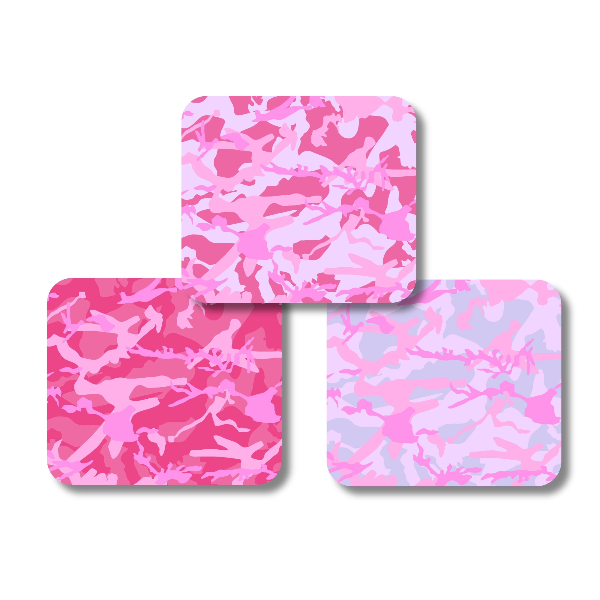 Square Labels - Camo Chic