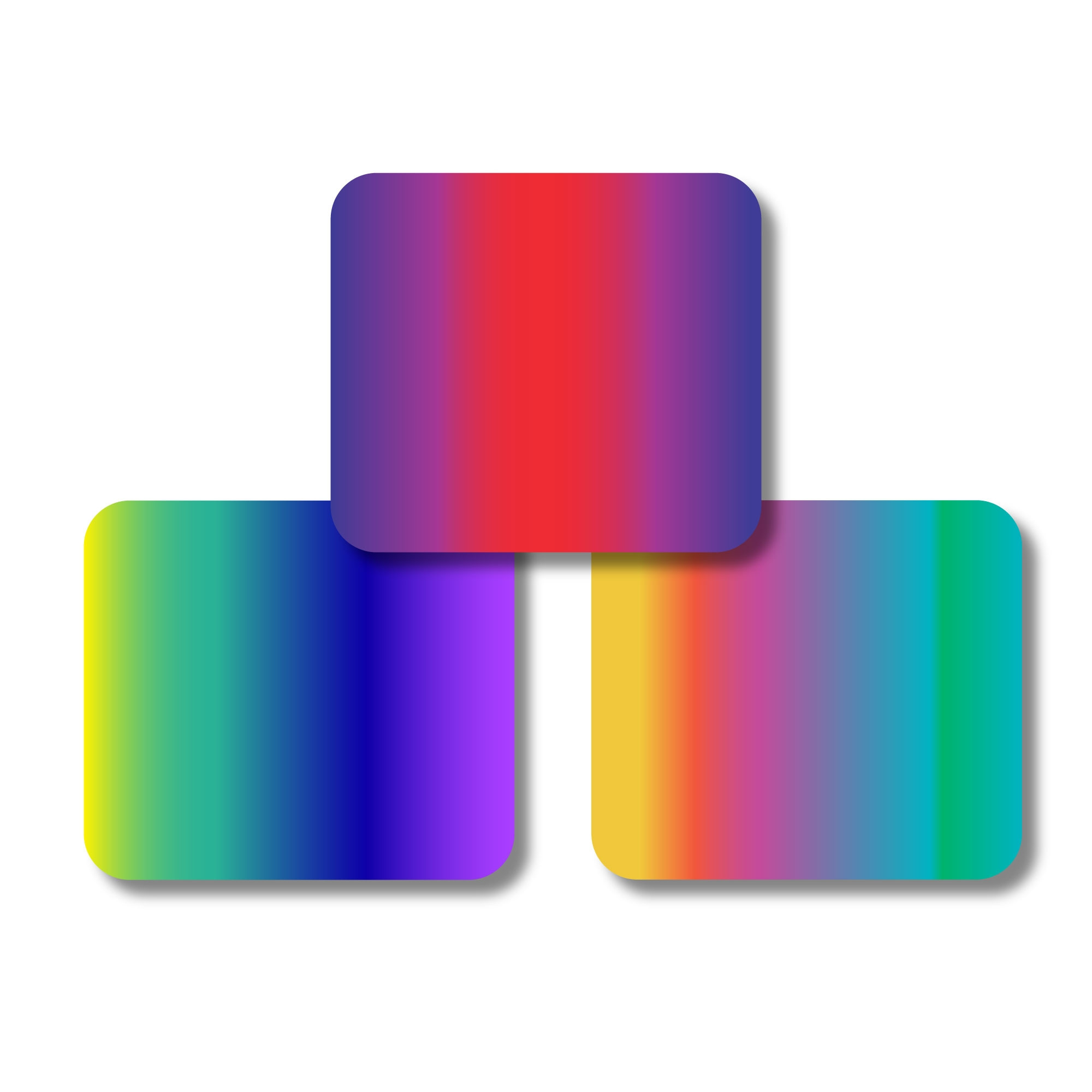 Square Labels - Tie-Dye