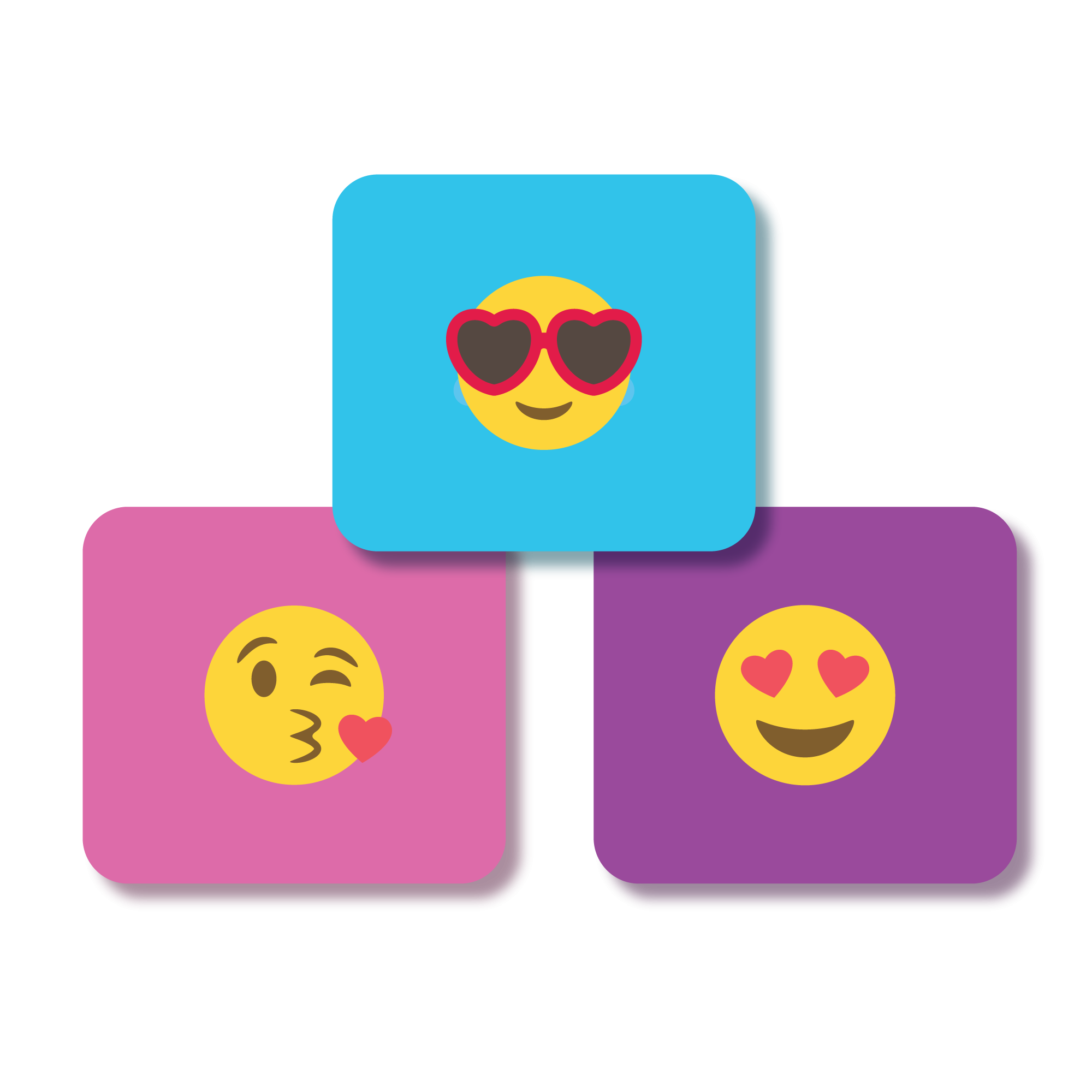 Square Labels - Emoji Sublime