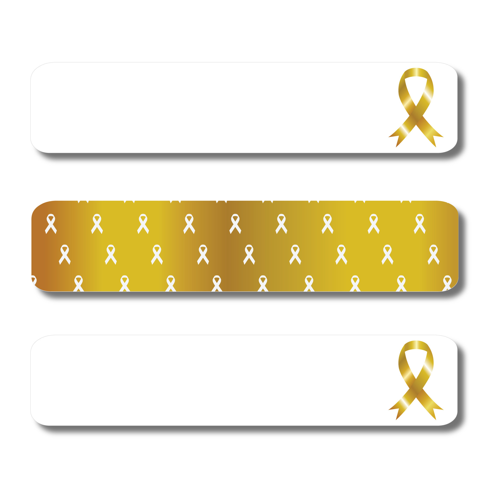 Large Sticker Labels - Childhood Cancer Awareness