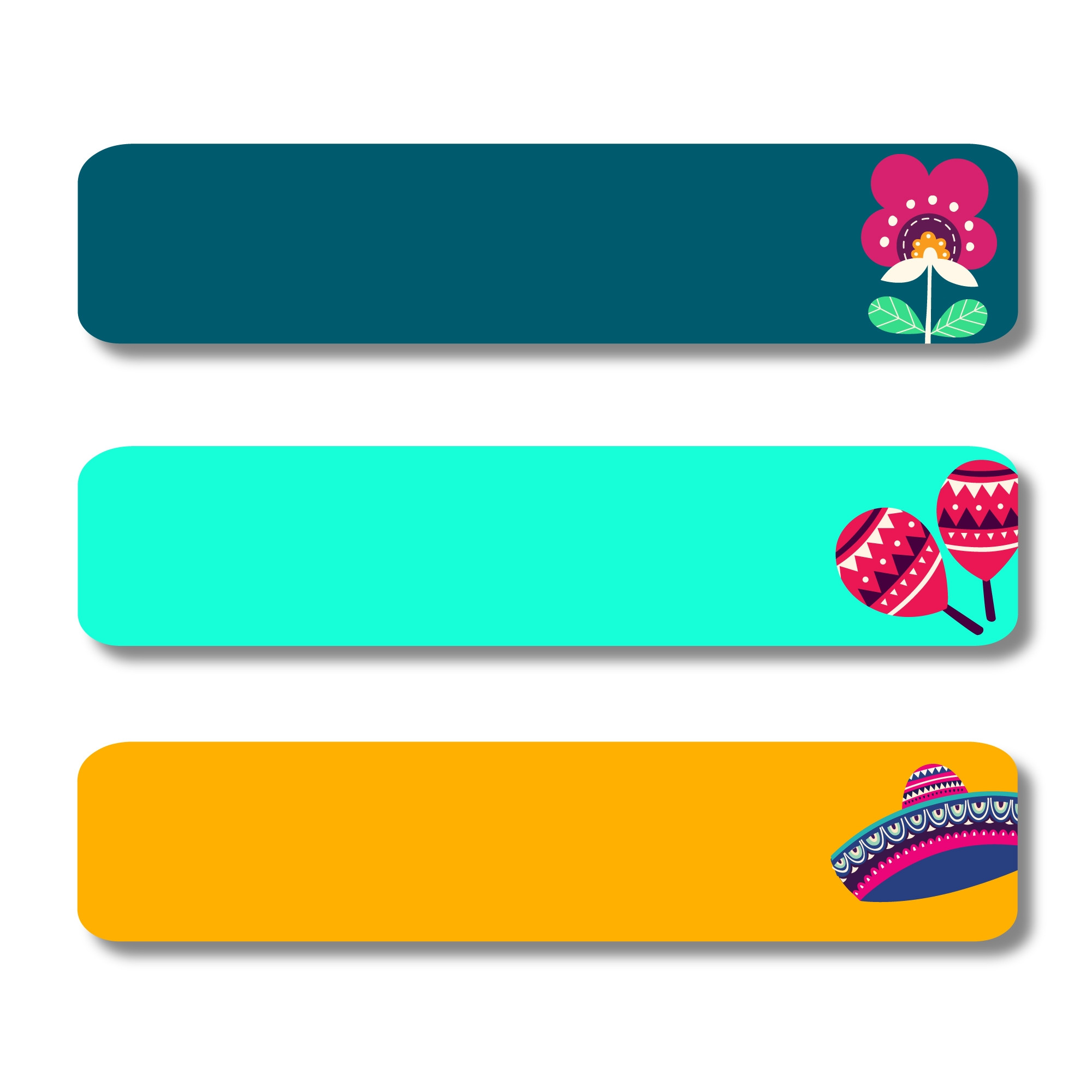 Large Sticker Labels - Cinco de Mayo