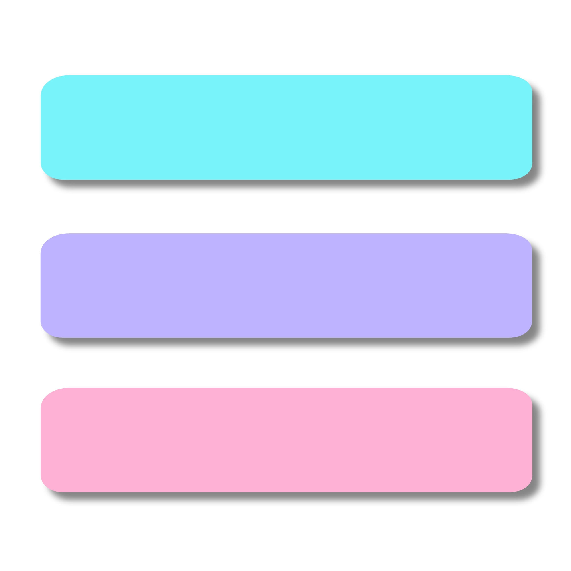 Large Sticker Labels - Cotton Candy