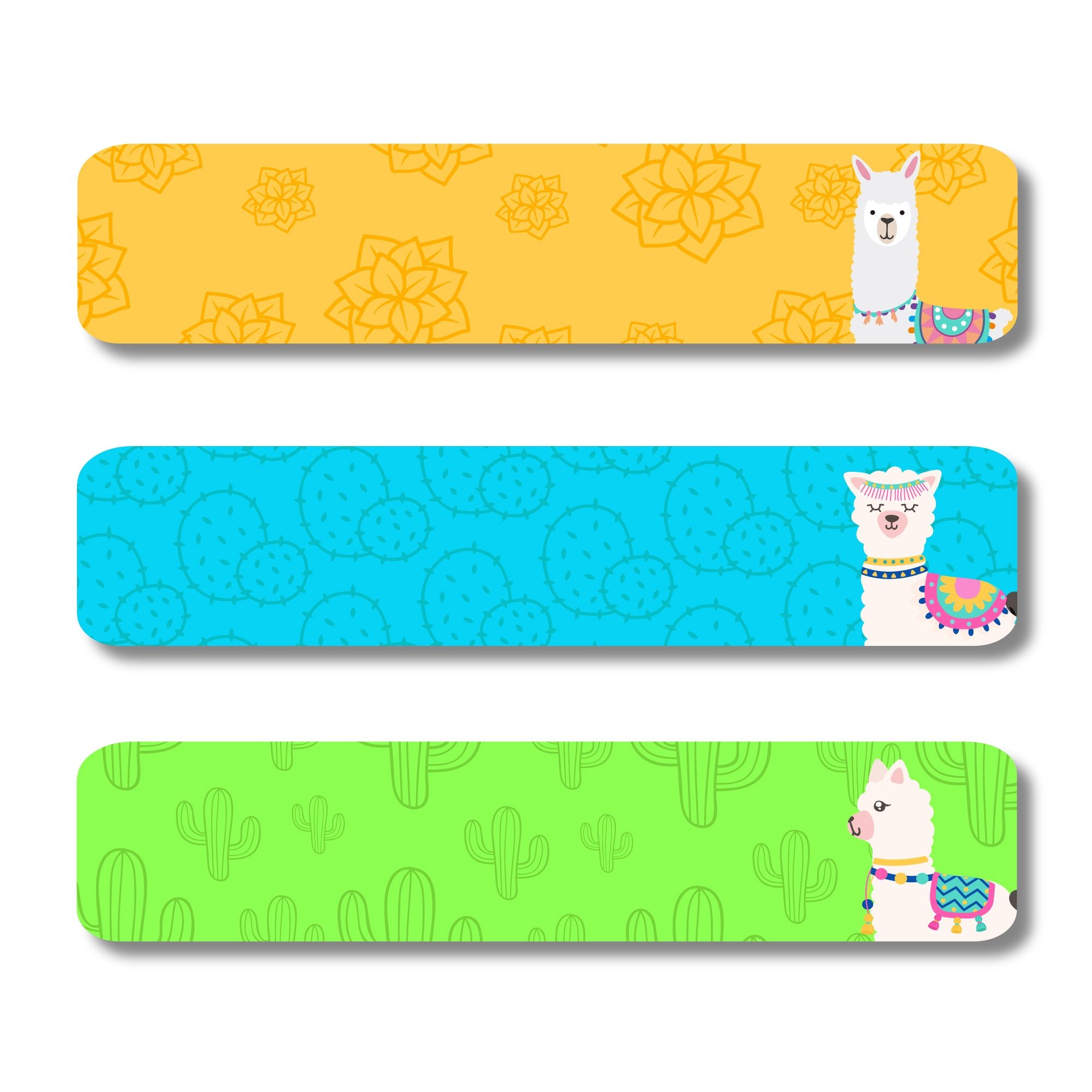 Large Sticker Labels - No Prob-Llama