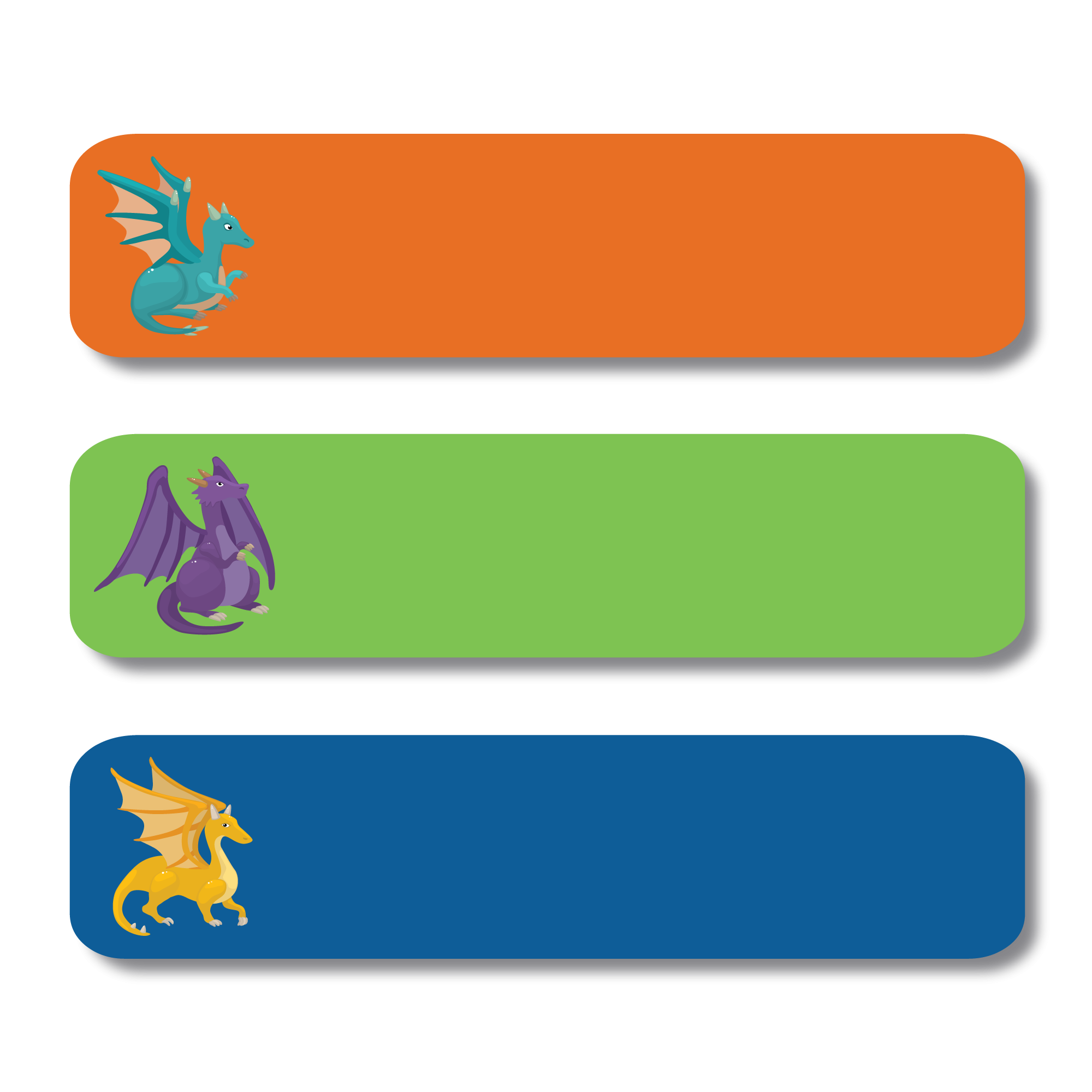 Large Sticker Labels - Dragons Den
