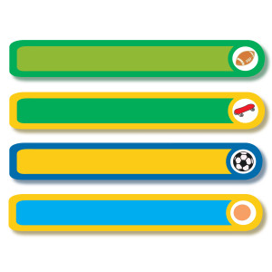 Slimline Labels - Sporty