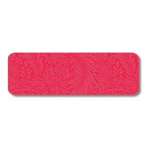 Return Address Labels - Feather Fern-Scarlet