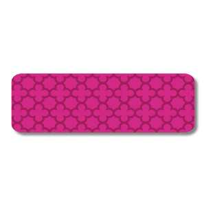 Return Address Labels - Lattice-Fushia