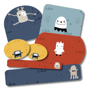 Back to School - Monster Scribbles