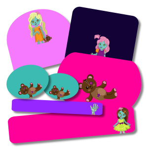 Colossal Combo Pack - Zombie Girls