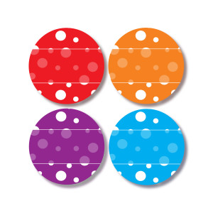 Jar Toppers - Dotty Dots