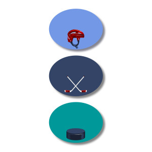 Press N' Stick Clothing DOTS - Hockey All Star