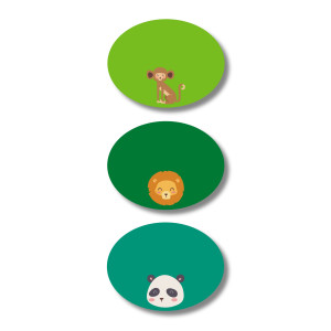 Press N' Stick Clothing DOTS - Welcome to the Jungle