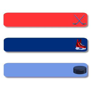 Iron-On Labels - Hockey All Star