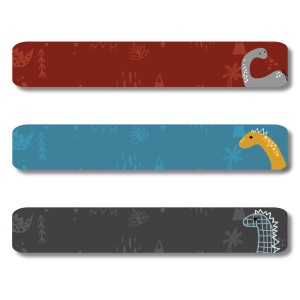 Iron-On Labels - Mighty Dinos