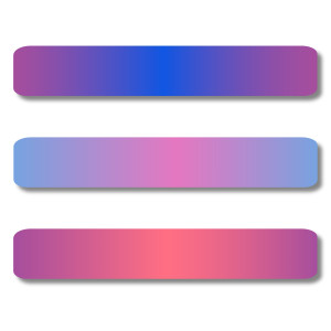 Iron-On Labels - Ombré