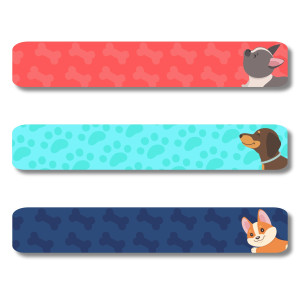 Iron-On Labels - Puppies and Kisses